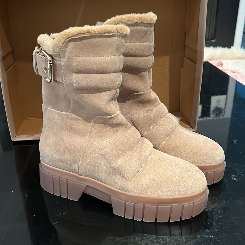 NWT Free People Fable Faux Fur Lined Boot 38.5 - Picture 9 of 13